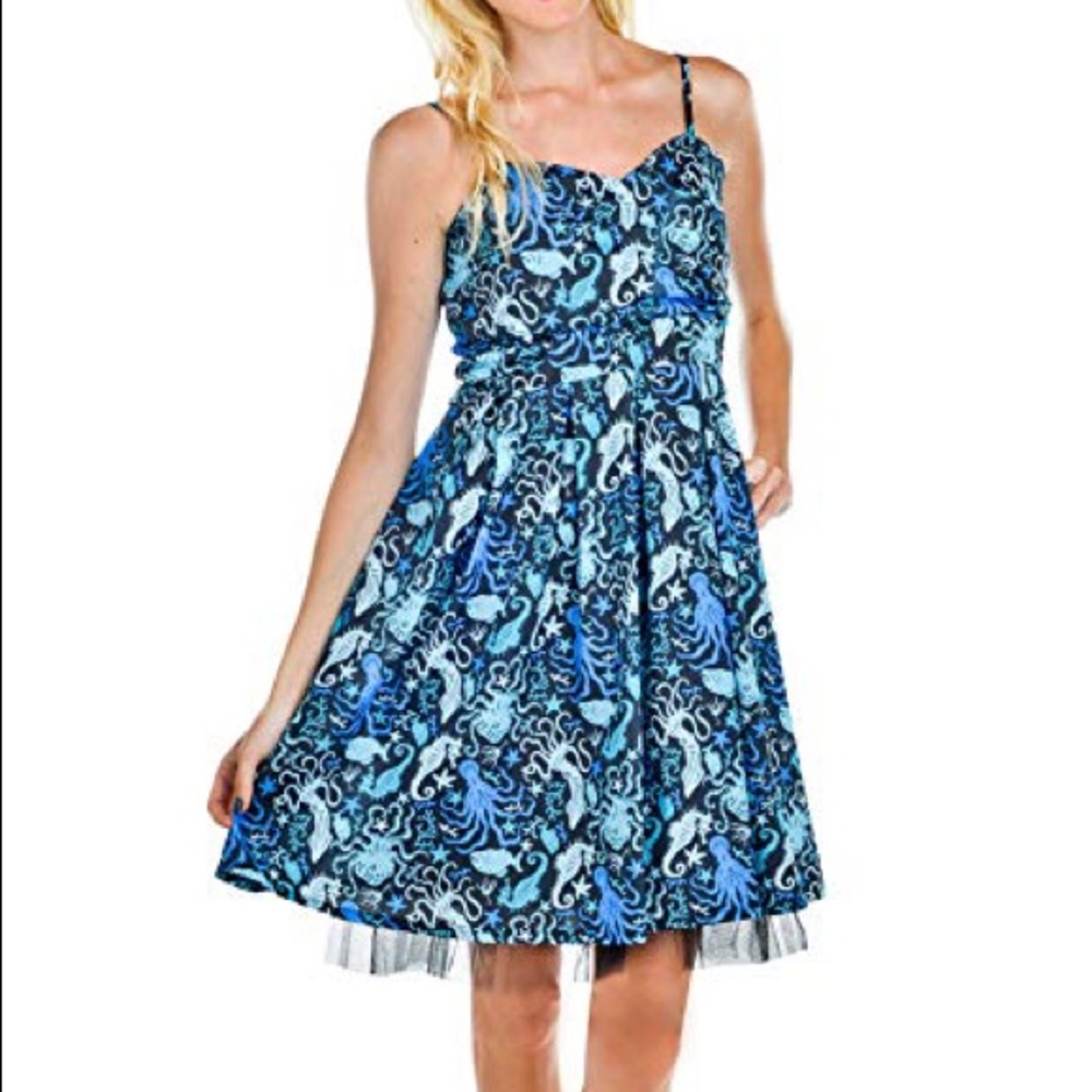 NWT Sea Creature Print Retro Style Dress *RARE*
